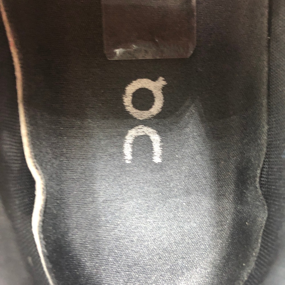 On Running Women's Black Mesh Athletic Sneakers with White Sole - Picture 6 of 8